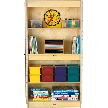 Jonti-Craft JontiCraft 5950JC, Teacherft s Storage Classroom Closet, 36w X 24d X 72h, White JNT5950JC